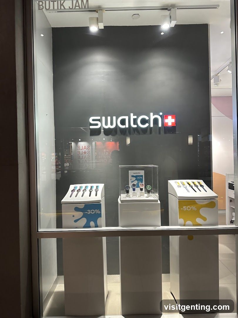 Swatch Store Window Display