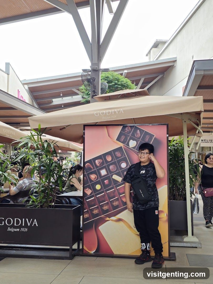 Godiva Chocolate Stand
