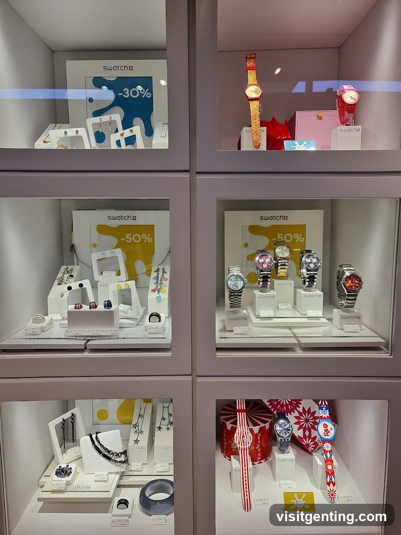 Swatch Store Display