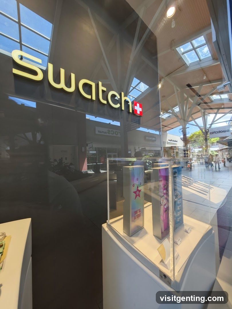 Swatch Store Display