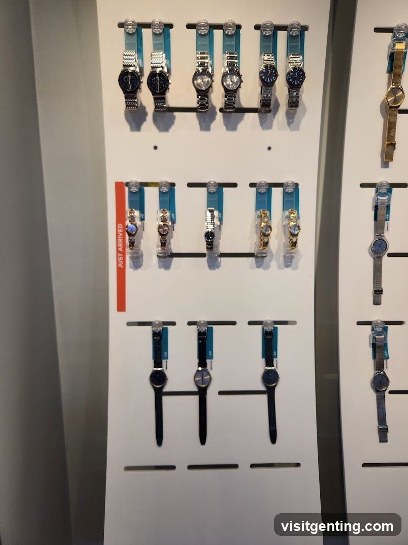 Wristwatches Display Wall