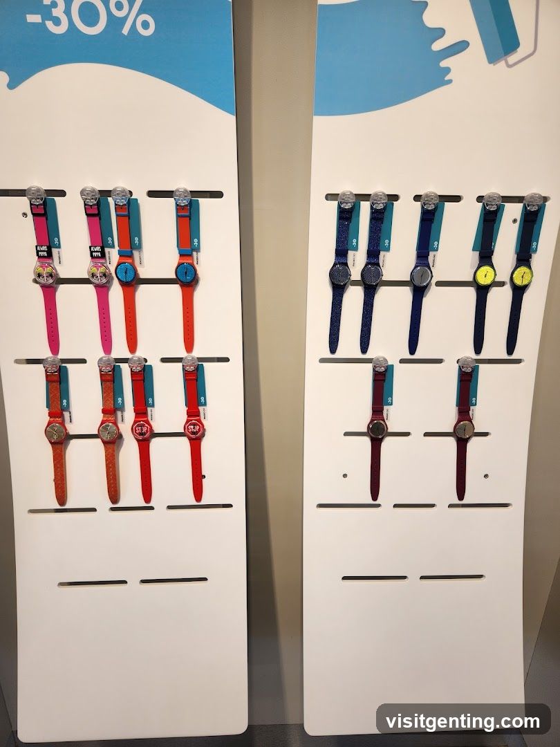 Watch Display with Discount Signage