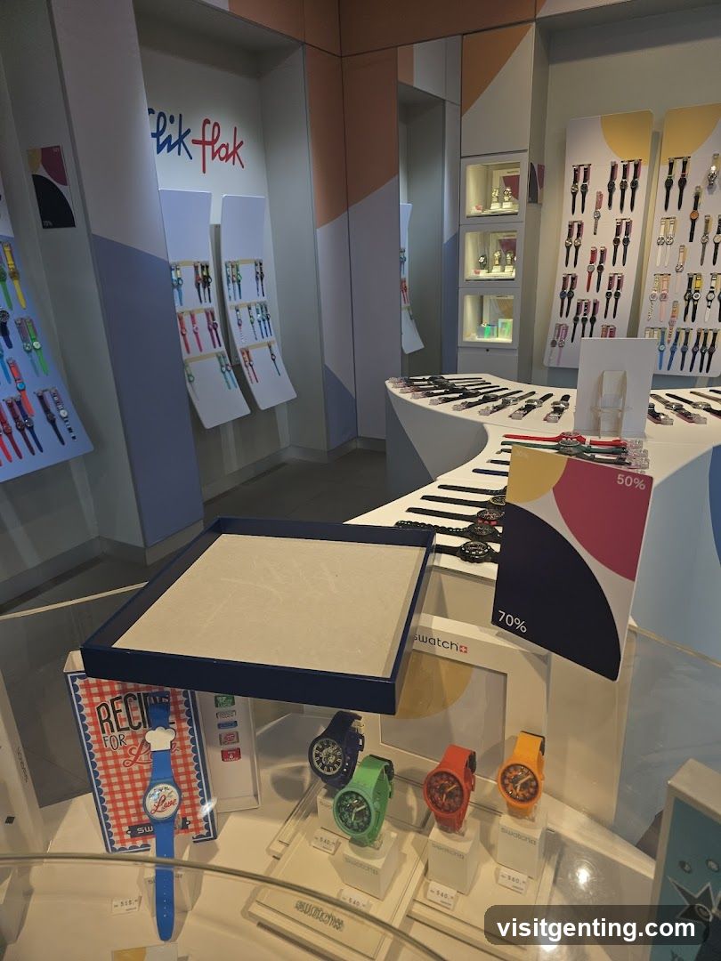 Swatch Store Interior