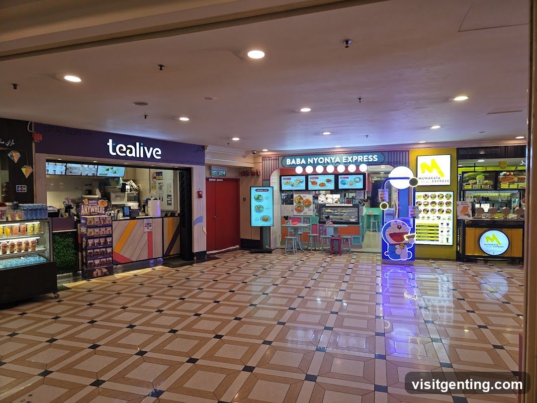 Shopping Mall Food Court Interior