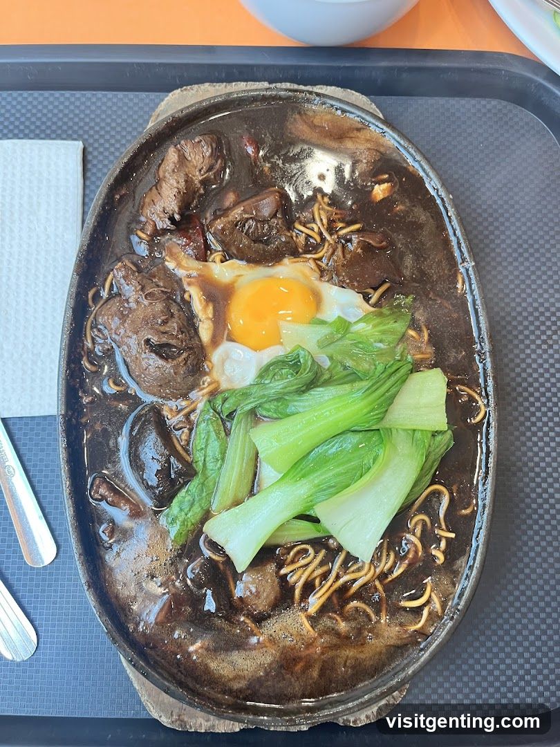 Food Dish on Tray