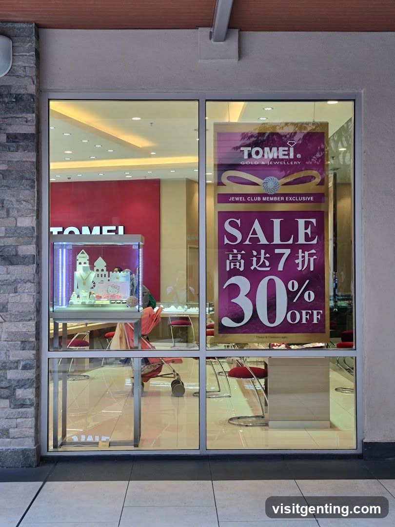 TOMEI Gold & Jewellery Storefront