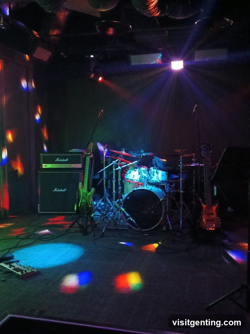 Music Venue Stage Setup