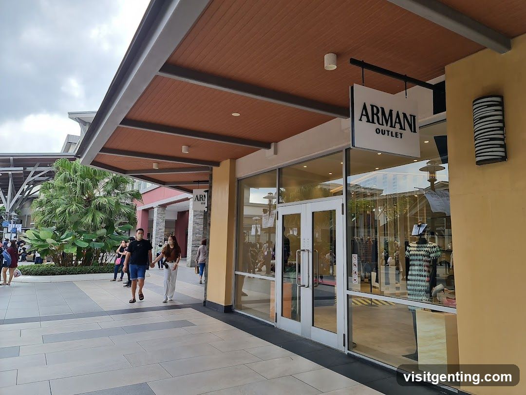 Armani Outlet Storefront