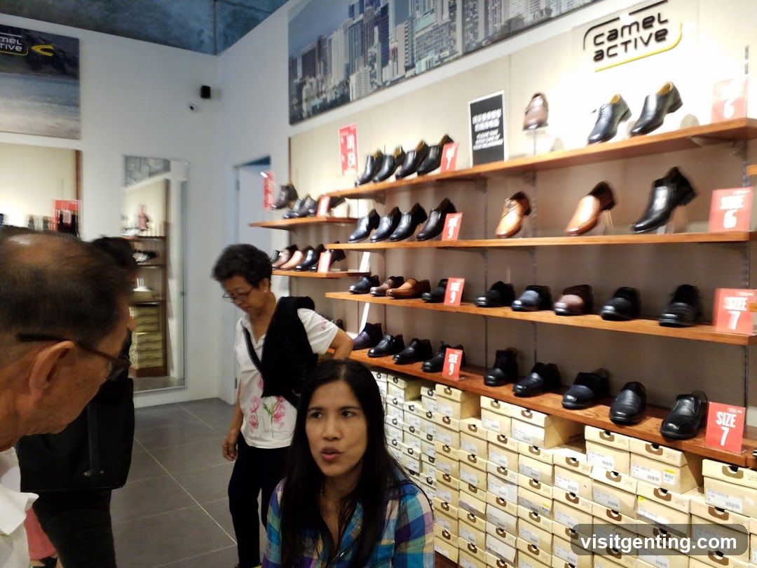 Inside Camel Active Shoe Store
