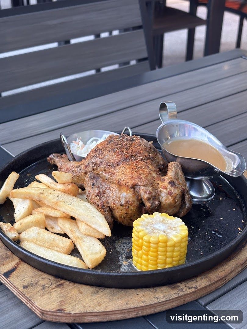 Food served on a plate