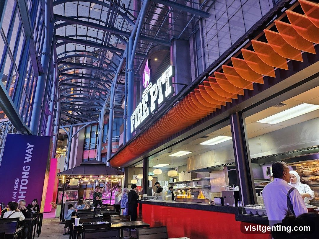 Fire Pit Restaurant Interior