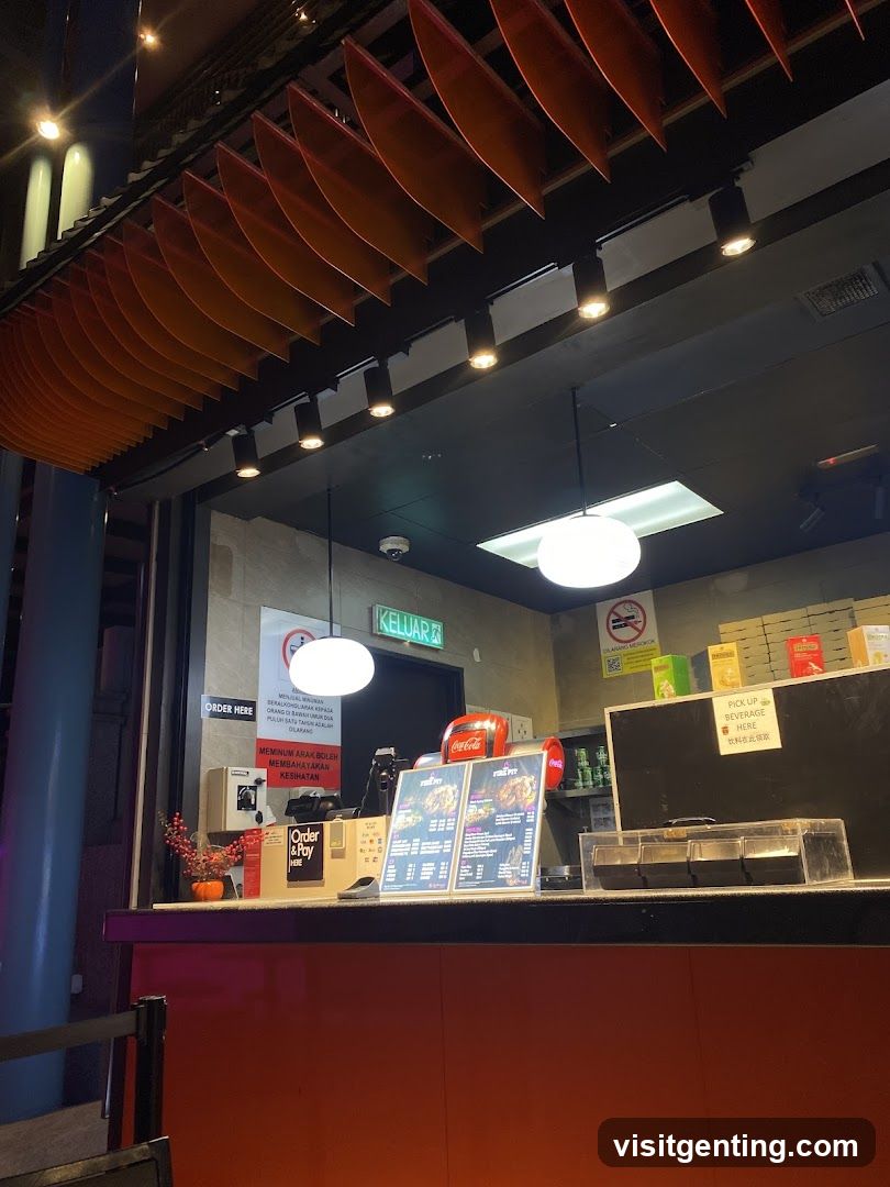 Restaurant Counter Interior