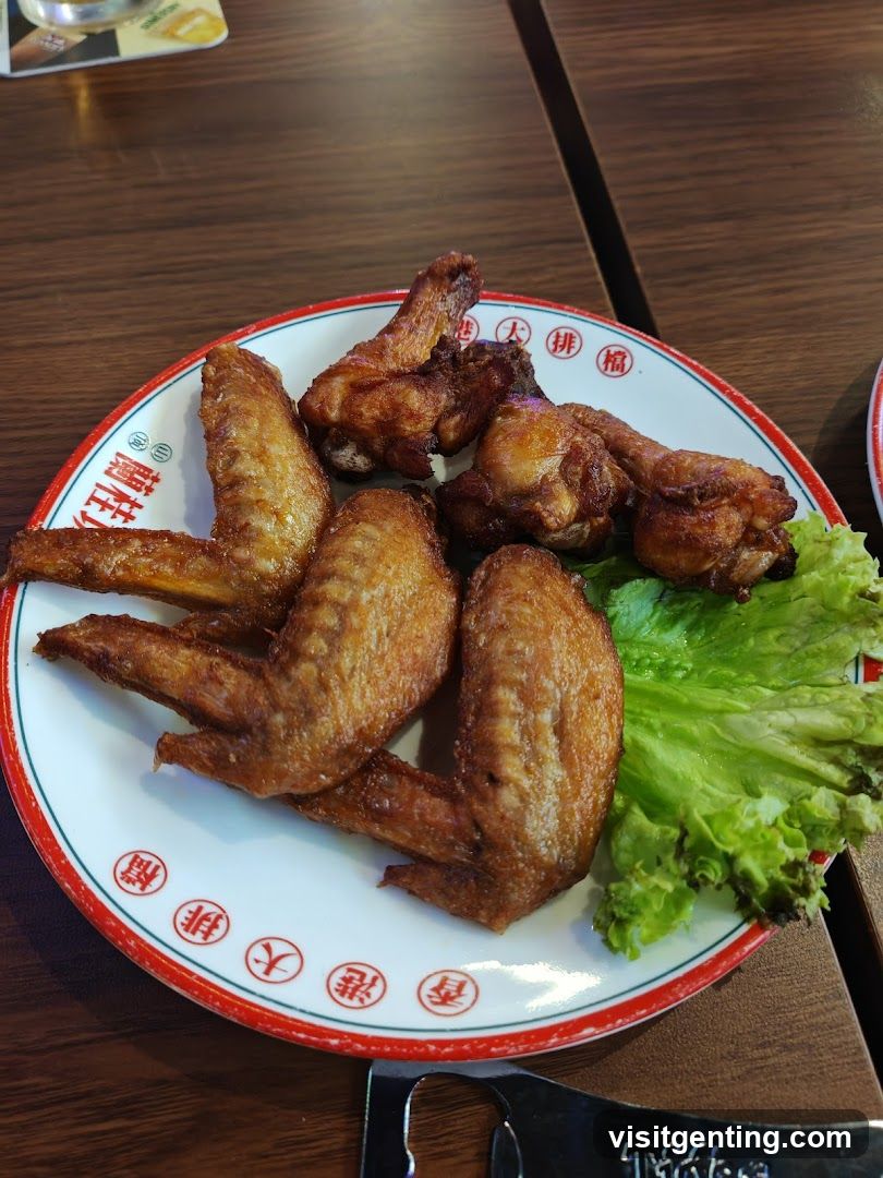 Chicken Wings on Plate