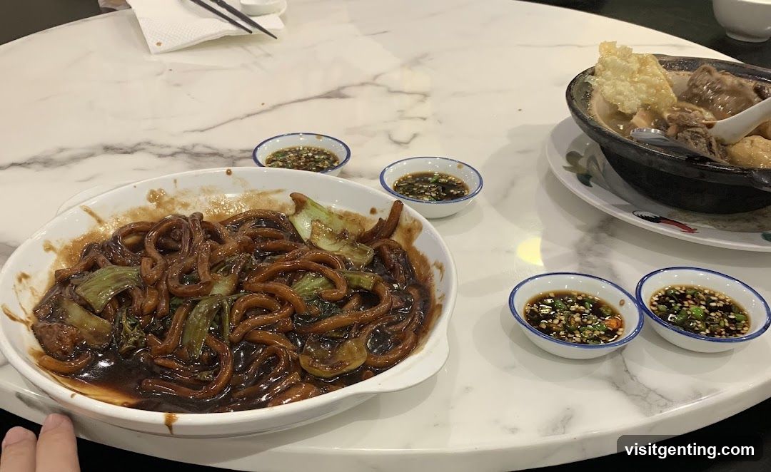 Dining Table with Food