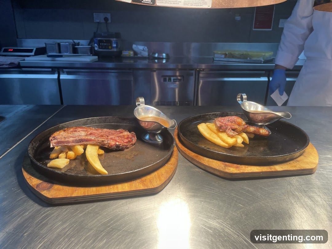 Restaurant kitchen scene