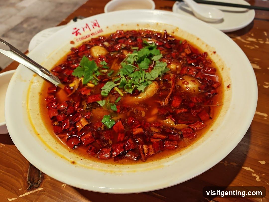 Spicy Fish Dish at Cloud Village Restaurant