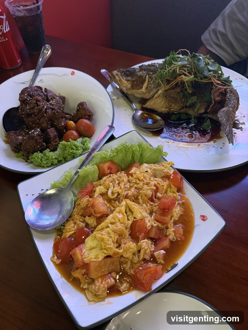 Dining Table with Food