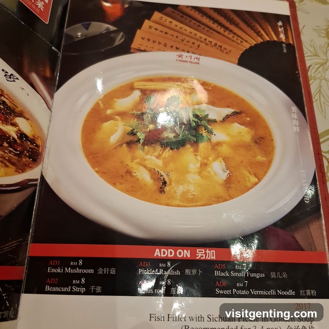 Fish Fillet with Sichuan Pickle in Golden Soup