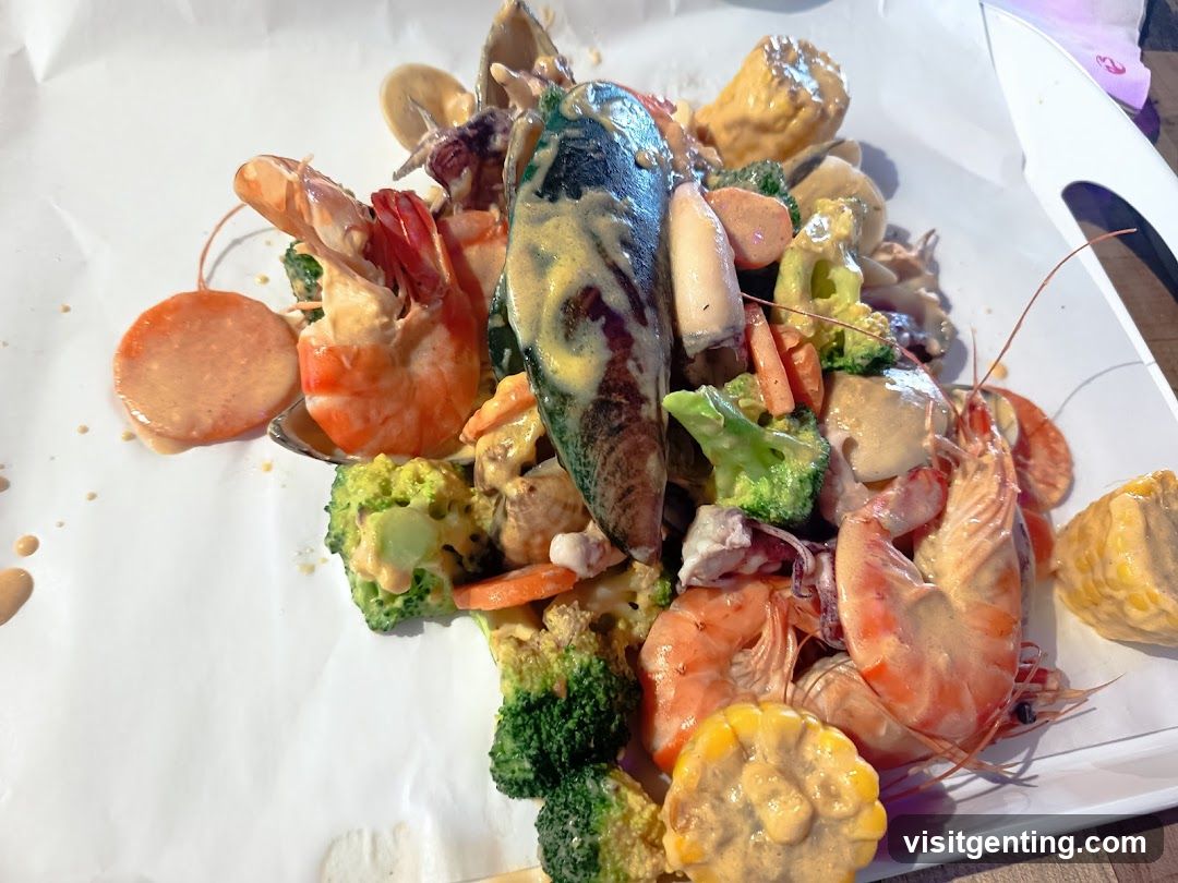 Seafood dish