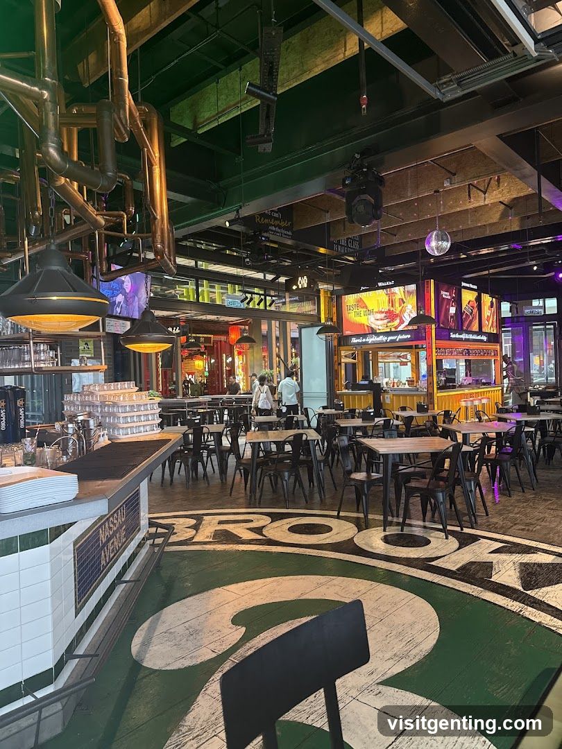 Interior of a restaurant or bar