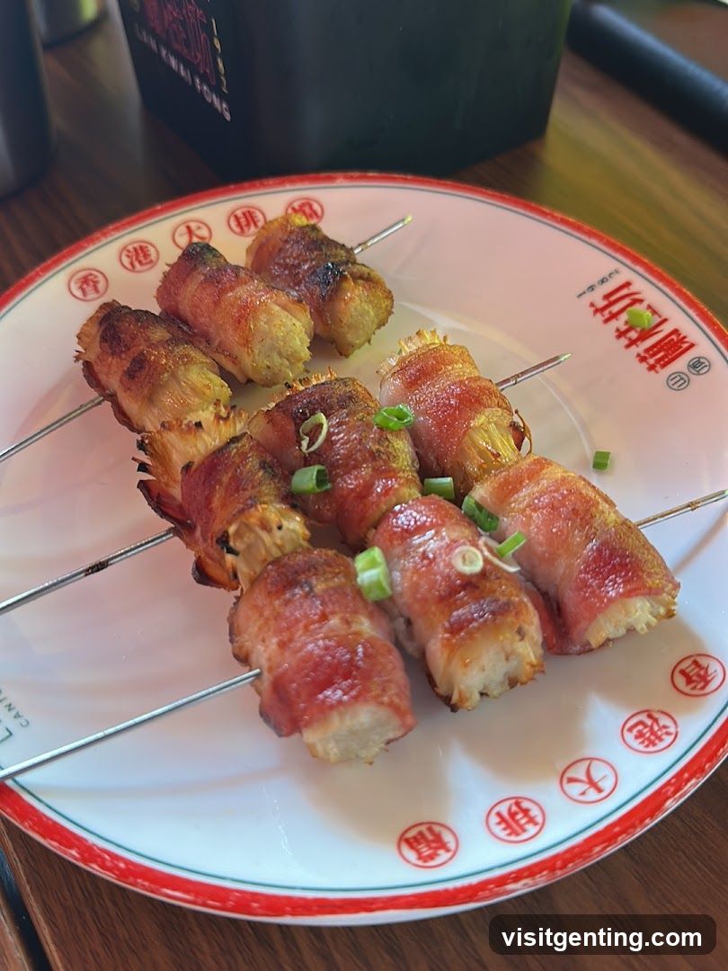 Grilled Bacon-Wrapped Skewers