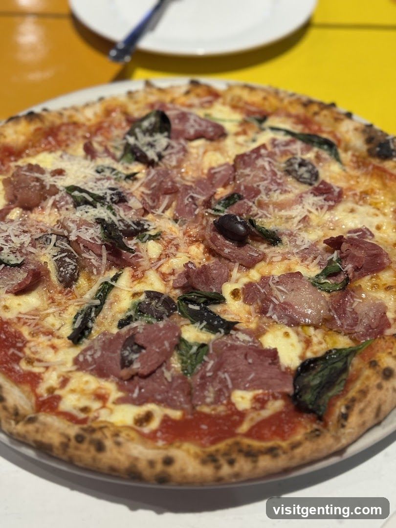 Pizza on Table