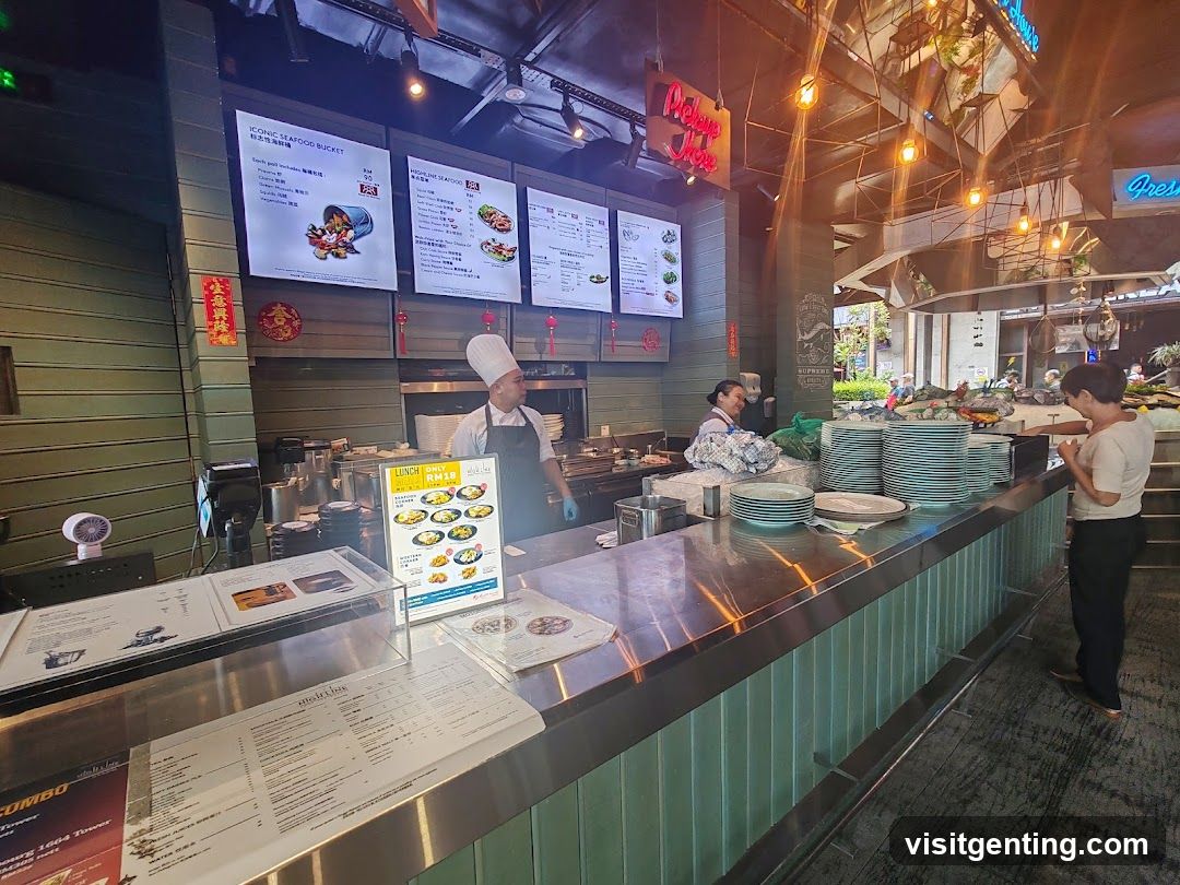 Restaurant Counter Area