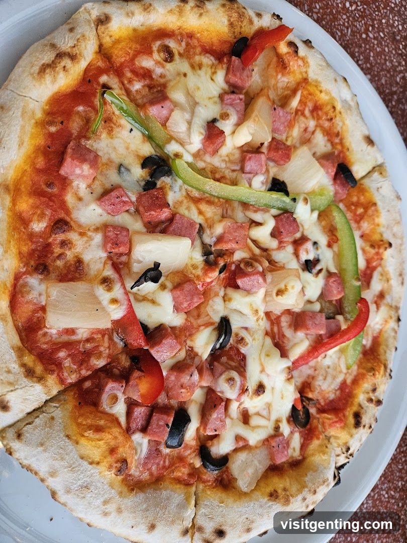 Pizza on Plate