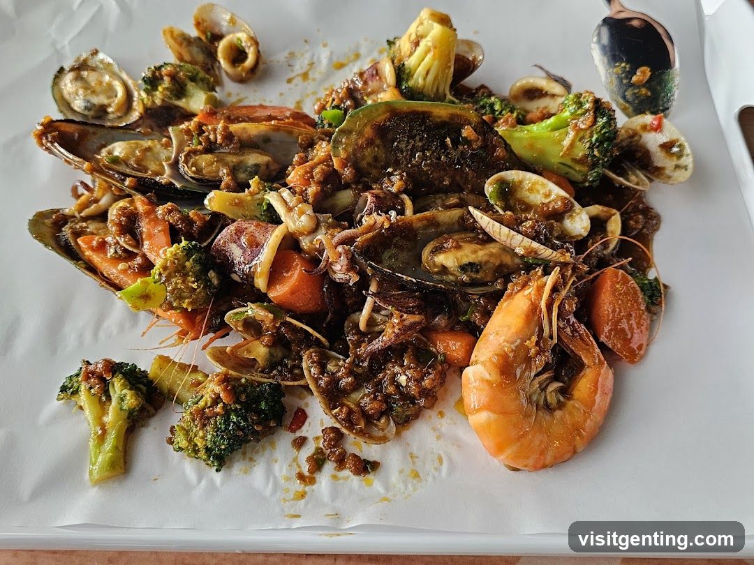 Seafood dish