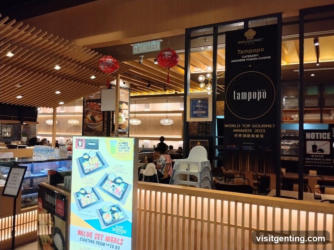Tampopo Japanese Fusion Cuisine Interior