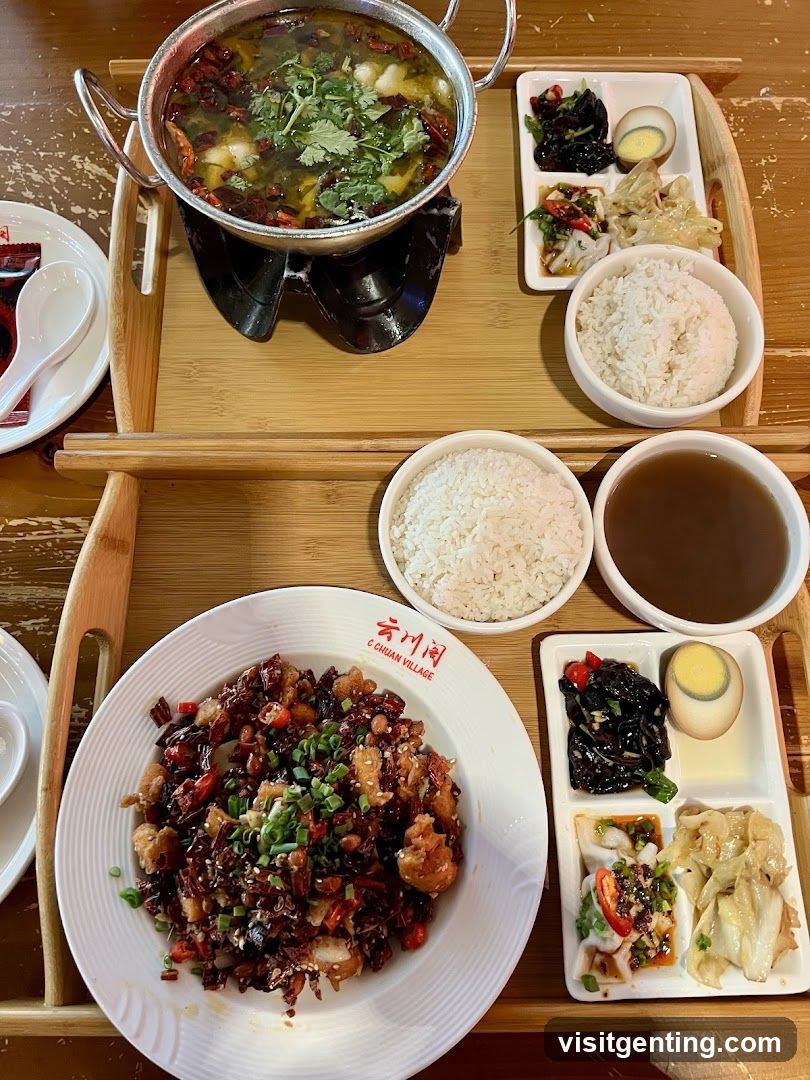 Dining Table Setup at C Chuan Village