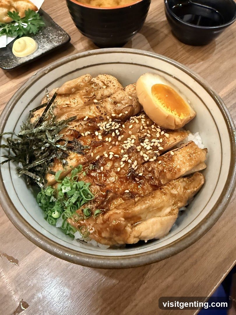 Bowl of Japanese-style rice bowl