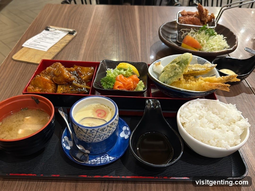 Japanese meal set
