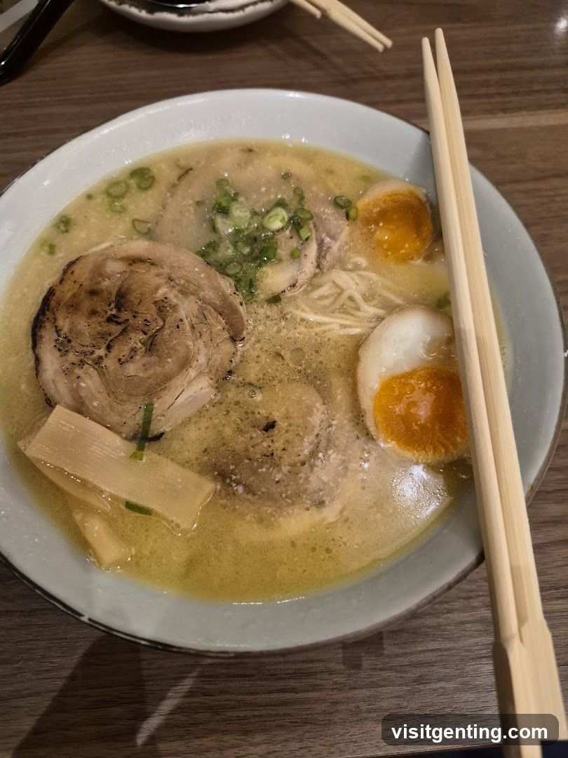 Ramen Bowl with Chopsticks