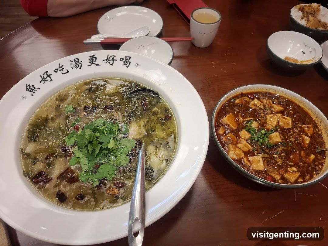 Dining Table with Chinese Dishes