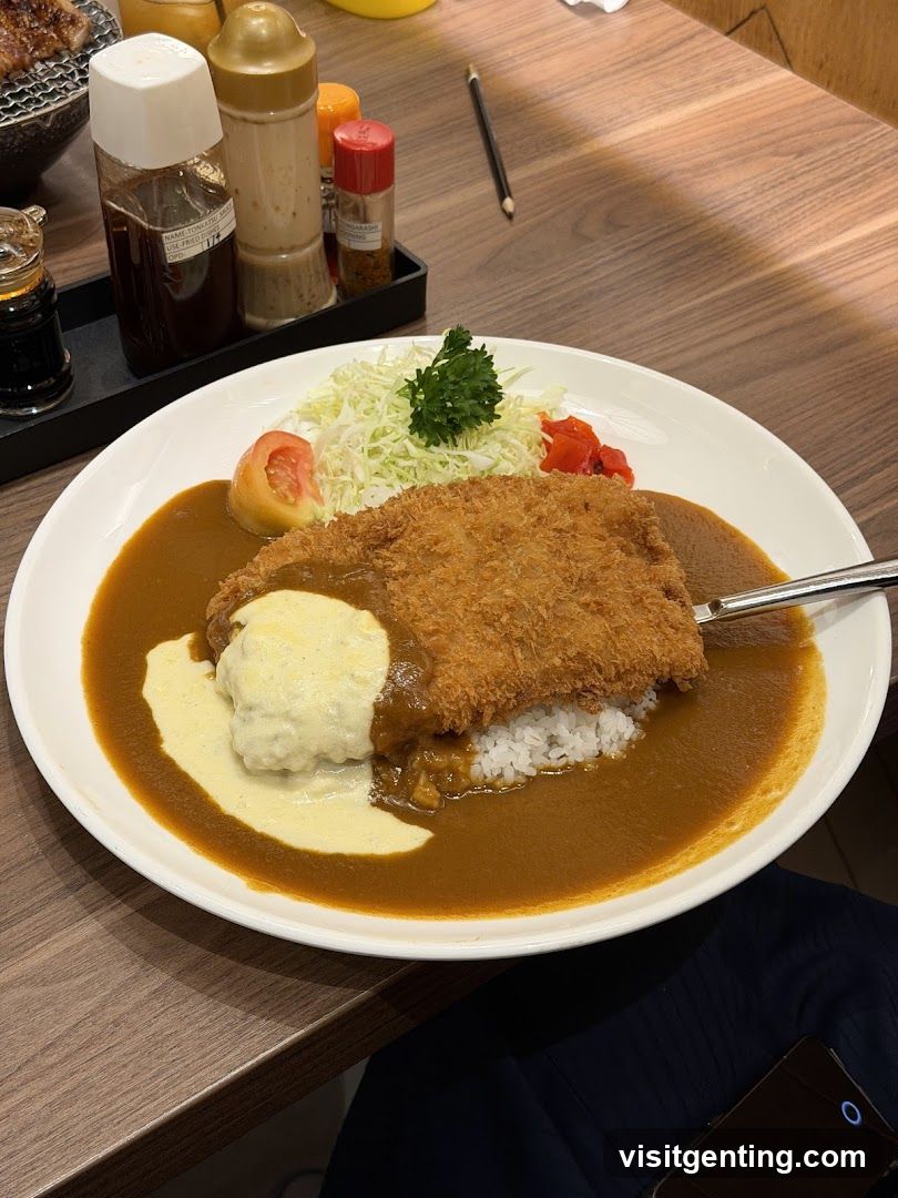 Crispy Pork Cutlet Curry Rice
