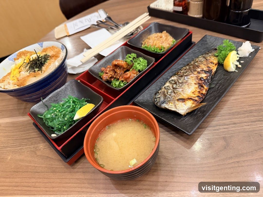 Japanese meal set