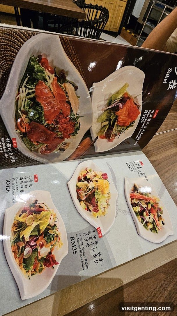 Salad Menu Section
