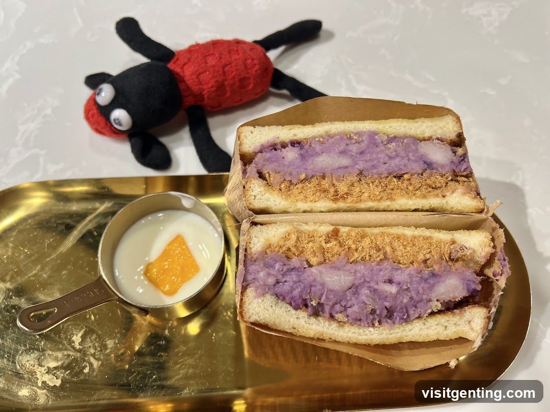 Food and toy on tray