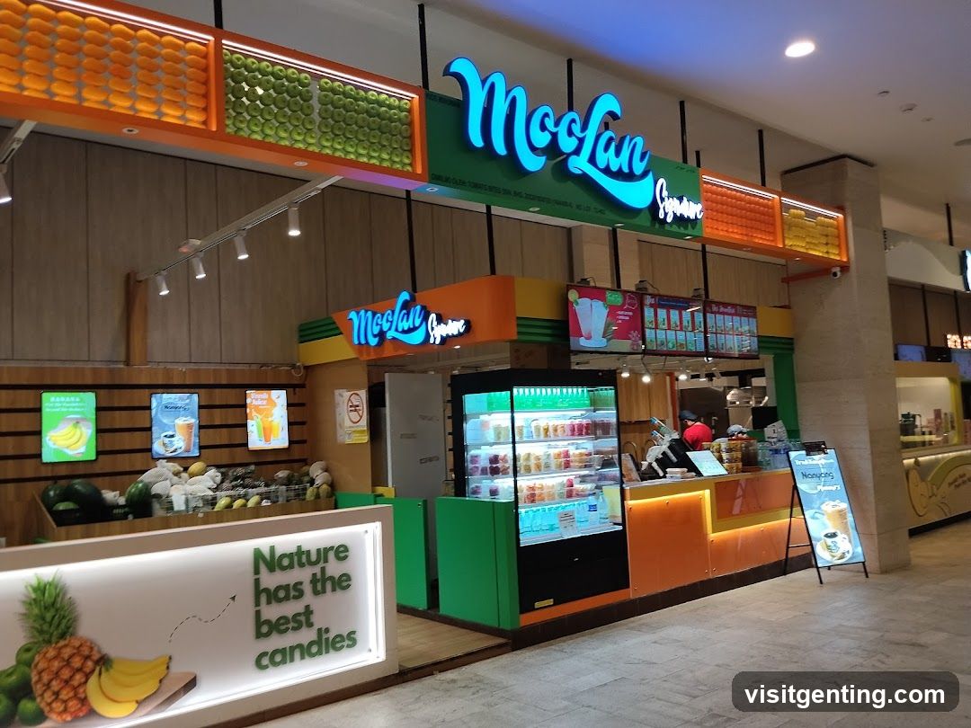 MooLan Signature Juice Shop Interior