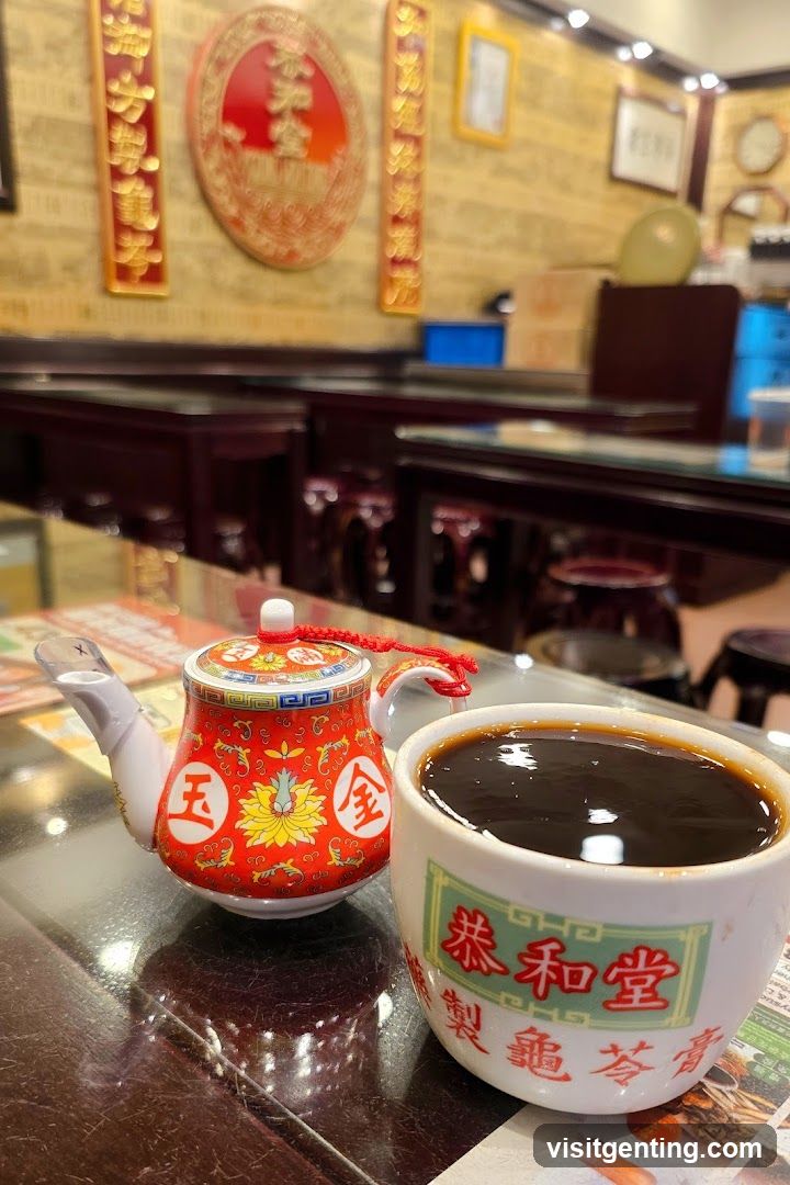 Interior of a traditional Chinese tea shop