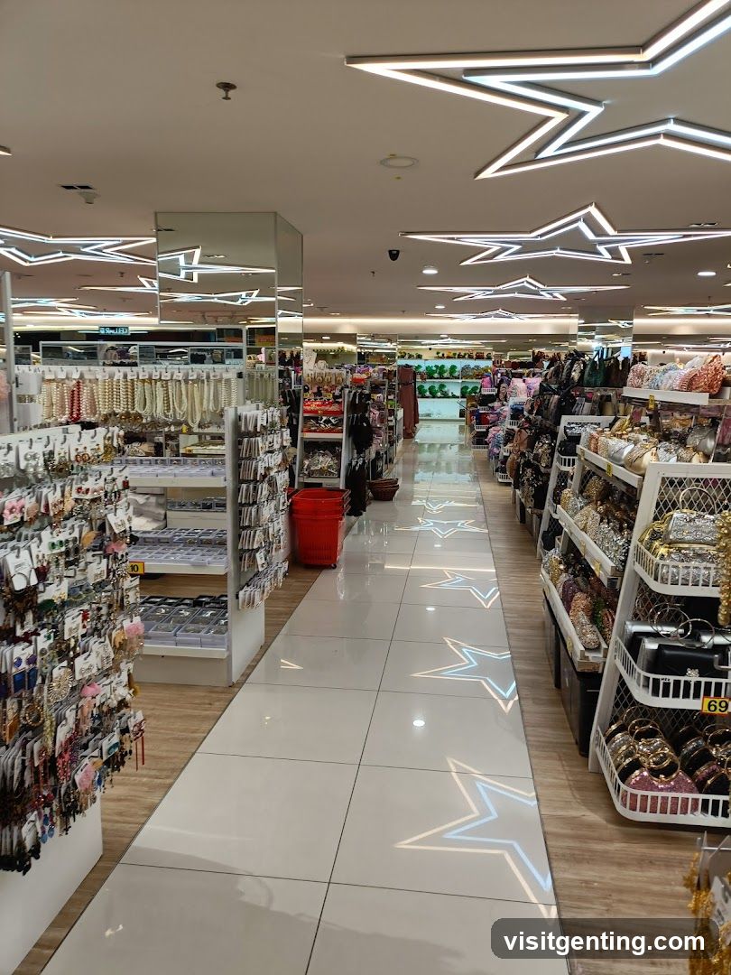 Interior of a retail store