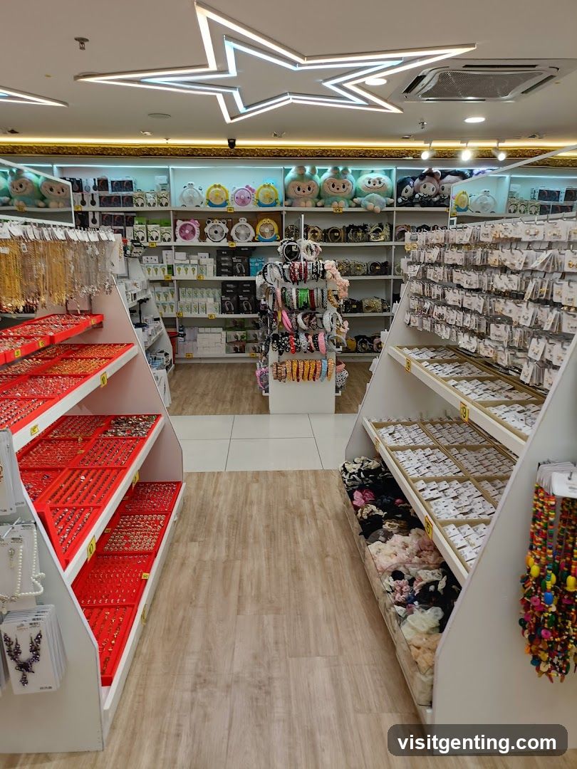 Interior of a retail store