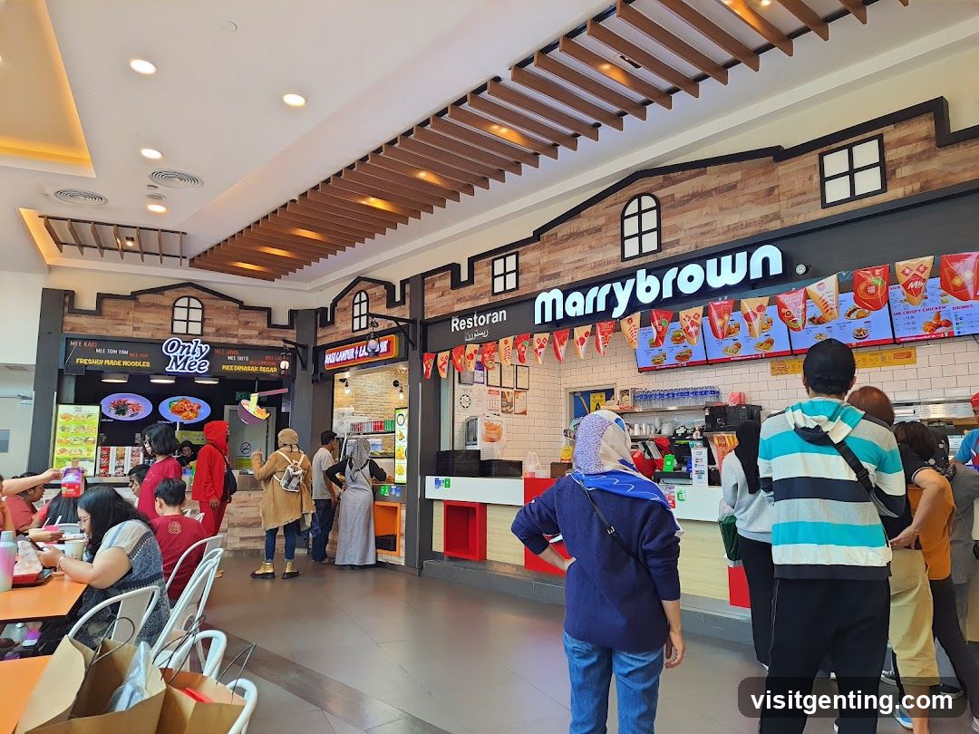 Food court interior