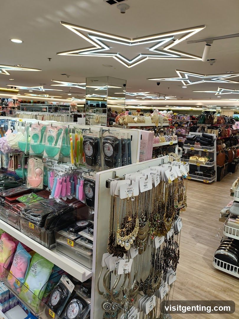 Interior of retail store