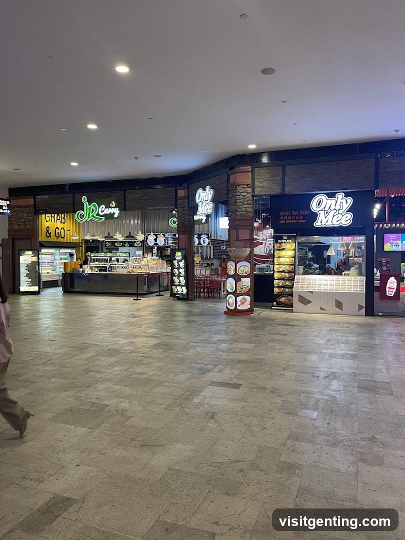 Food court interior