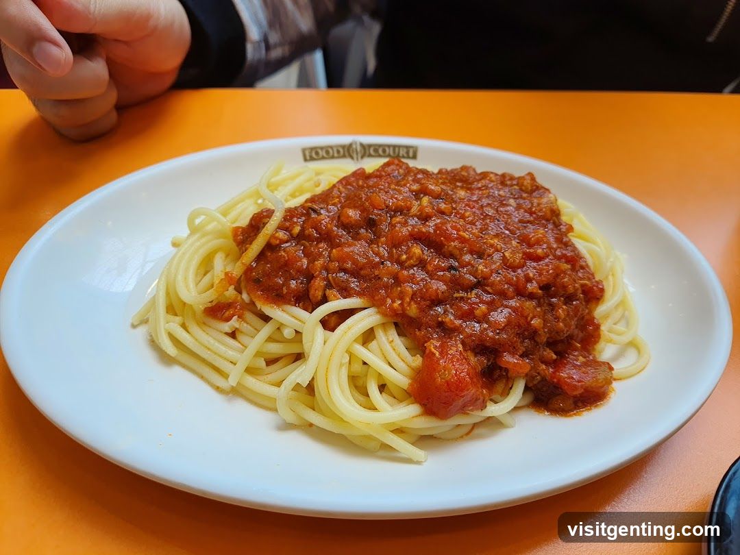 Spaghetti with meat sauce