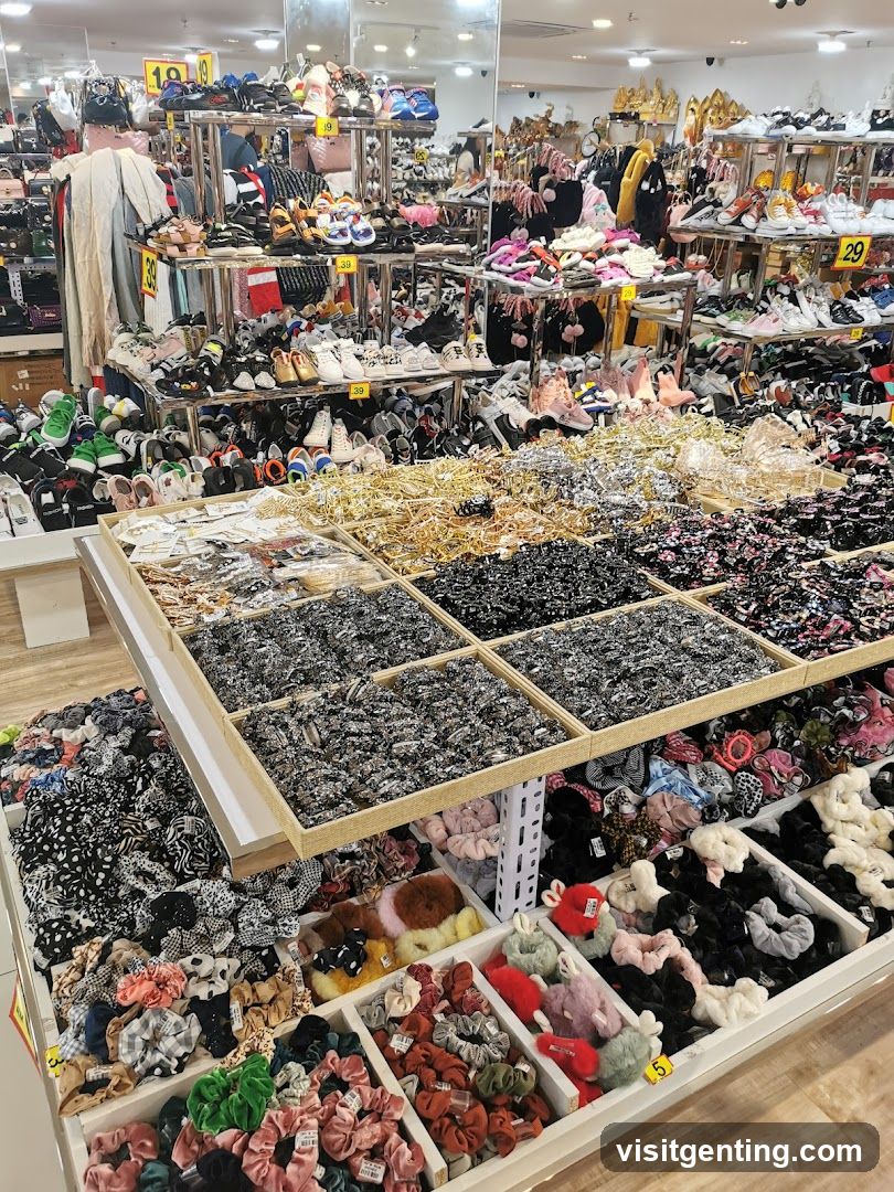Interior of a retail store