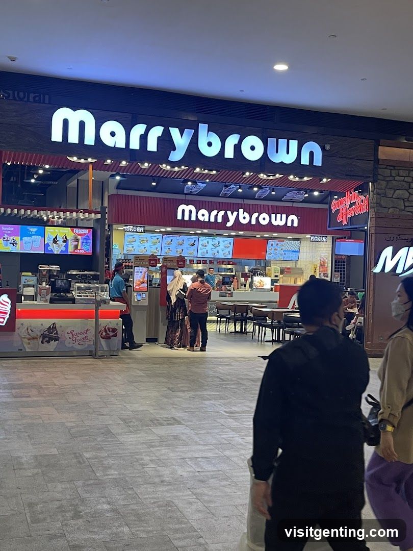 Marrybrown storefront interior view