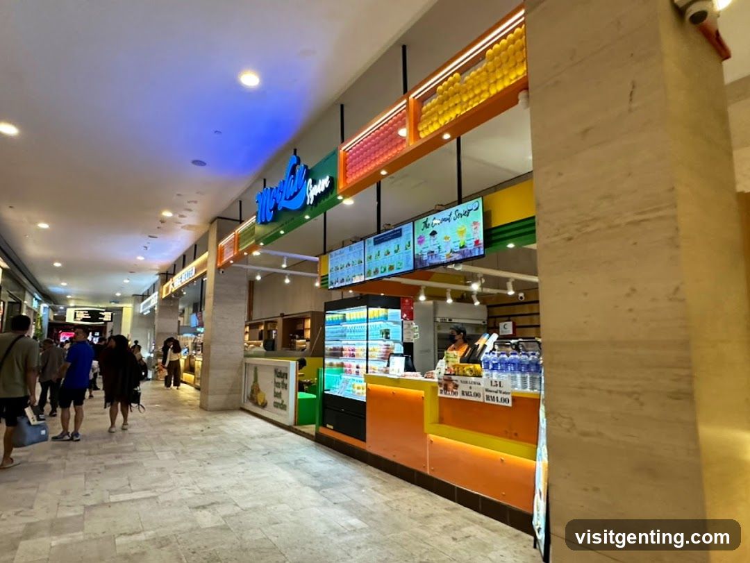 Food court interior